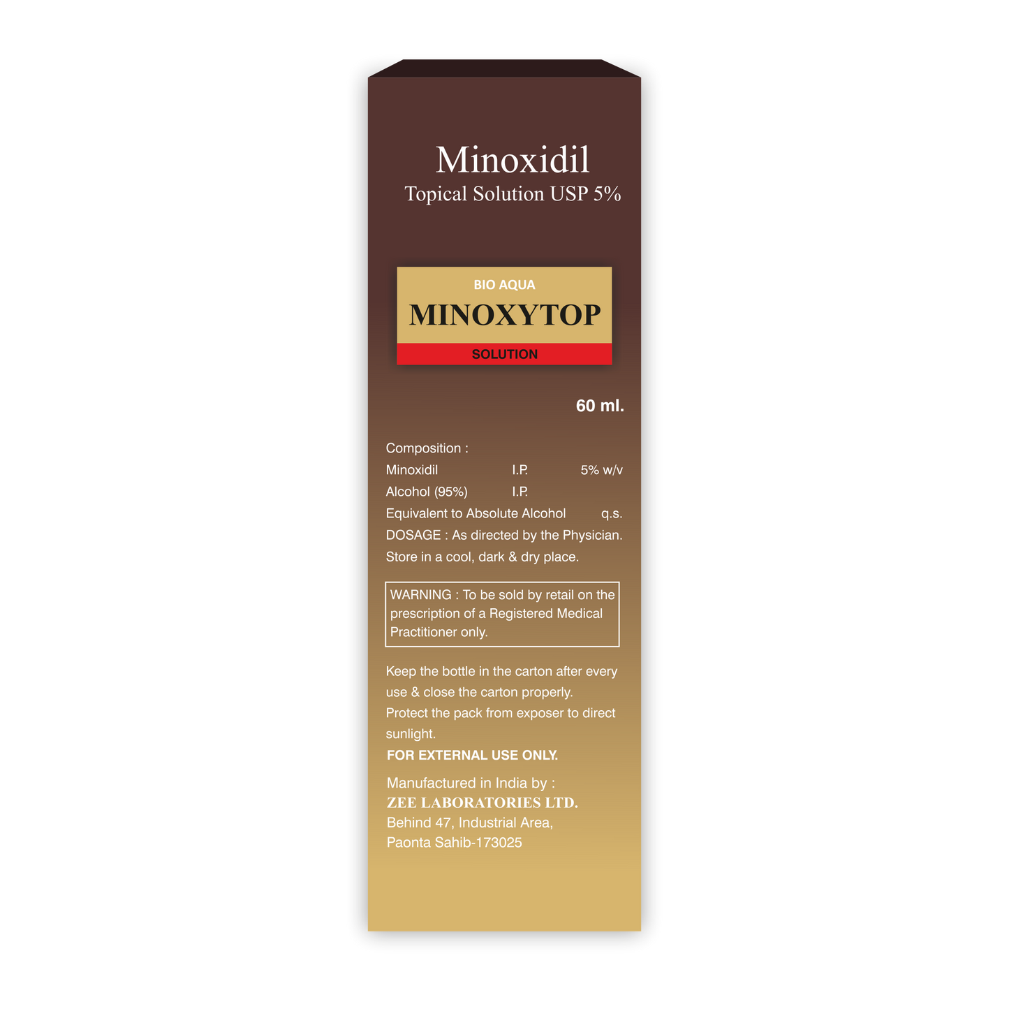 Minoxytop 5% solution 60ml (Topical Solution)