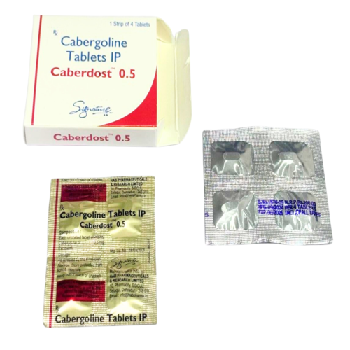 Cabergoline 0.5mg 4Tabs