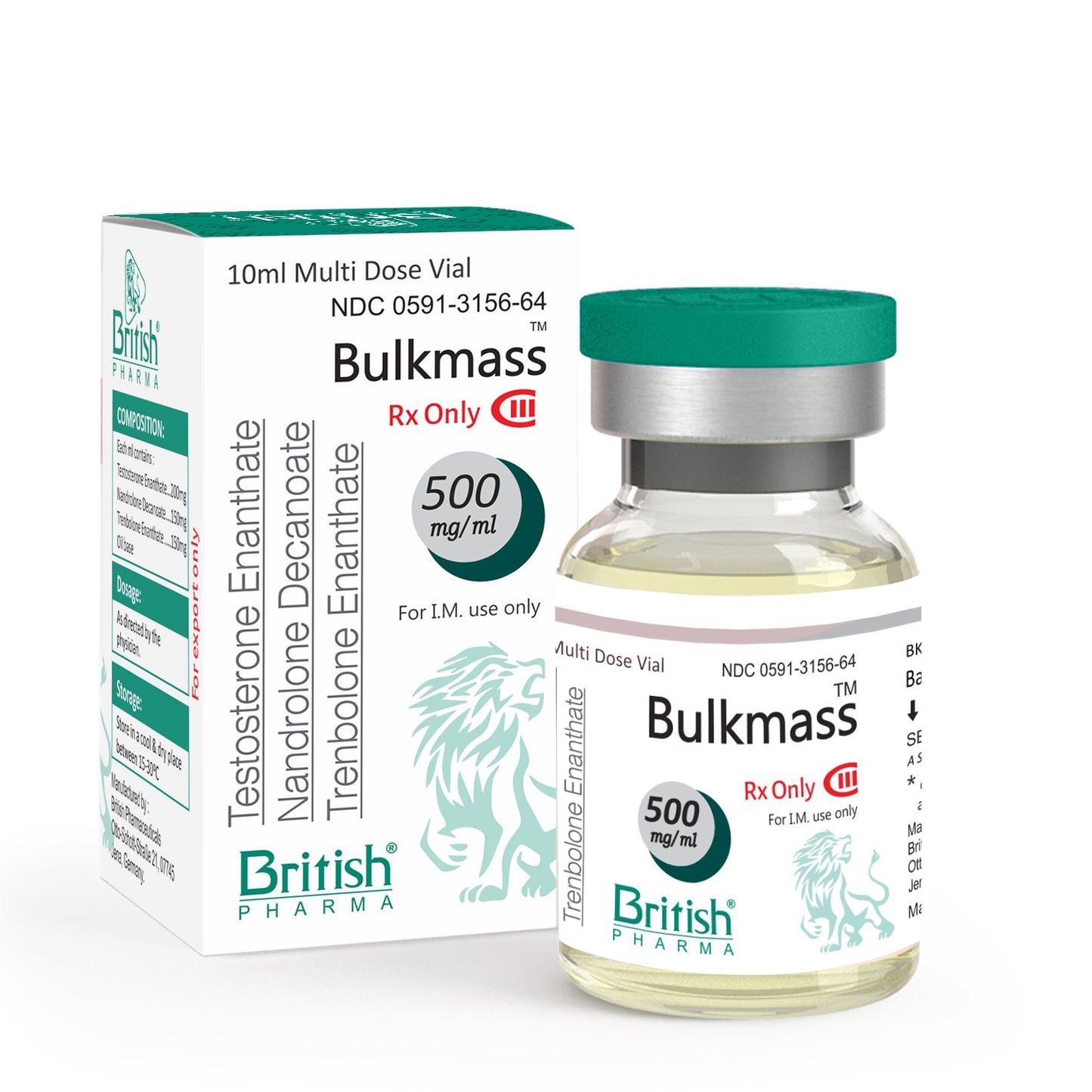 [British Pharma] Bulkmass 500mg