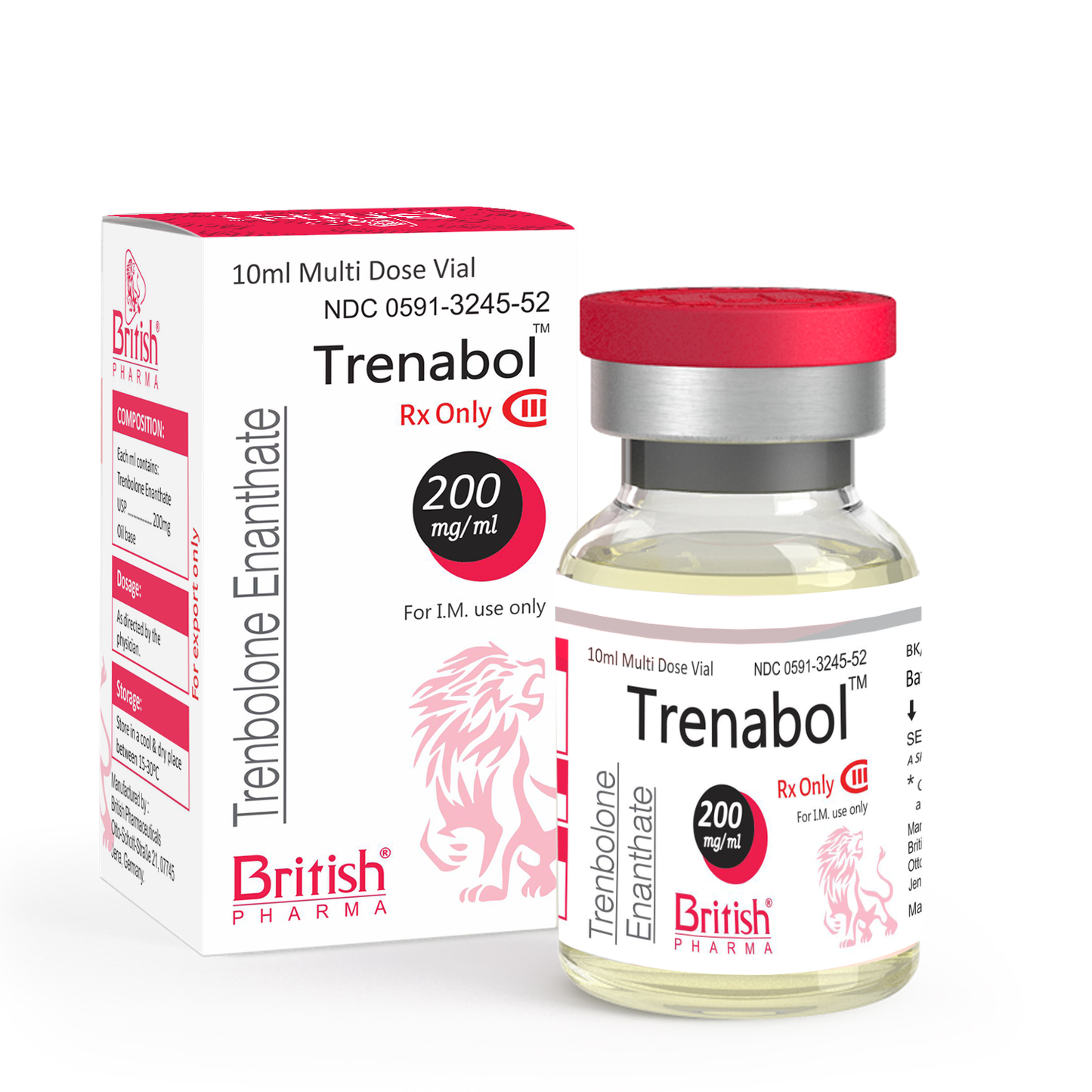 [British Pharma] Trenabol - Trenbolone Enanthate 200mg