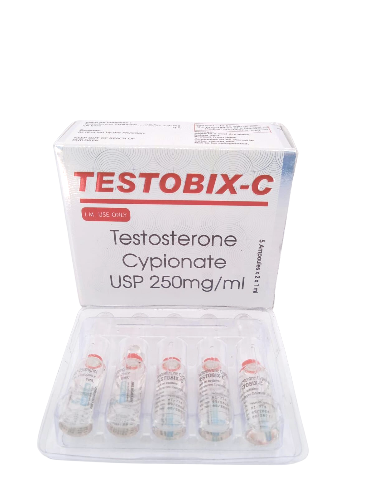 [Gebix Pharma] Testobix-C - Testosterone Cypionate 250mg