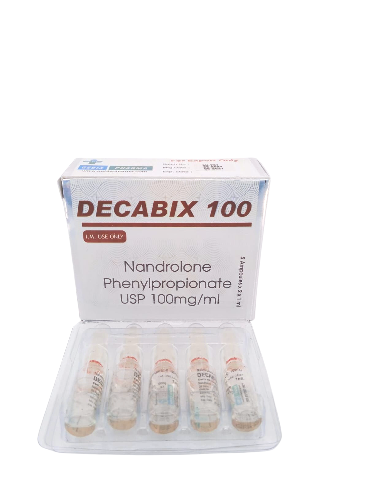 [Gebix Pharma] Decabix - Nandrolone Phenypropionate 100mg