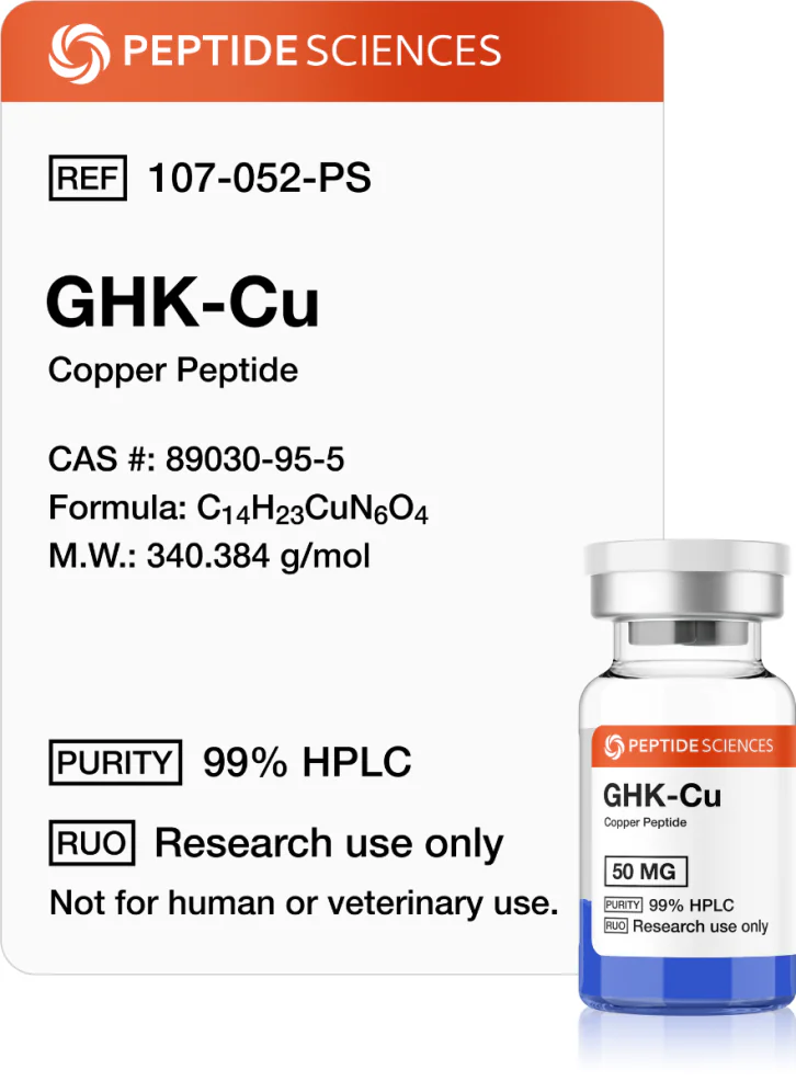 GHK-Cu 50mg (Peptídeo de Cobre) [Peptide Sciences]