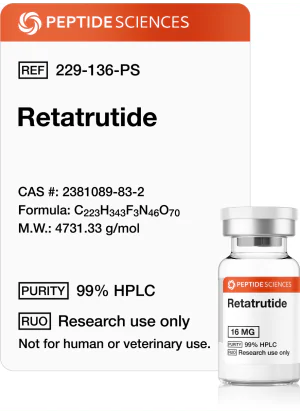 Retatrutide 16mg [PEPTIDE SCIENCES]