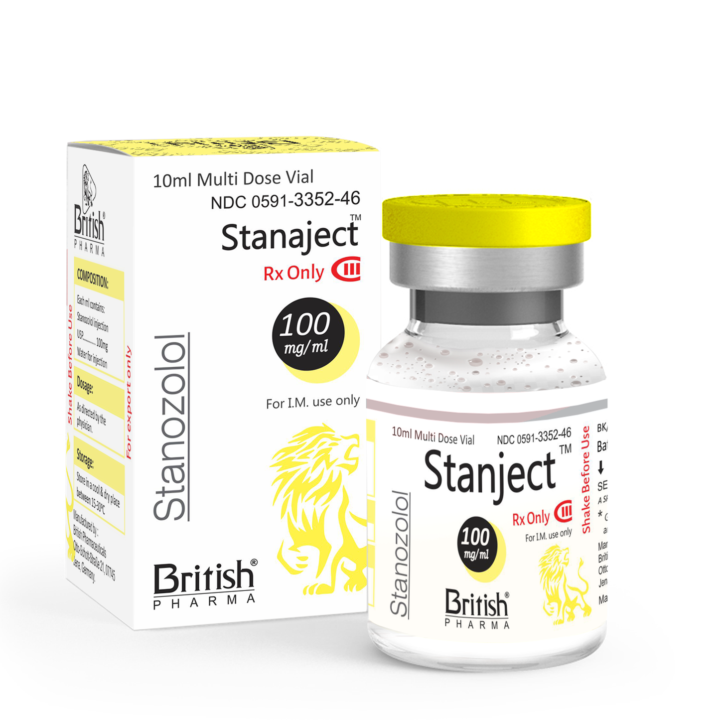 [British Pharma] Stanaject - Stanozolol 100mg